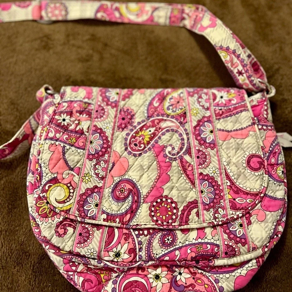 Vera Bradley Very Berry Paisley Shoulder Bag
